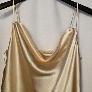 Birdy Grey Gold Satin Dress